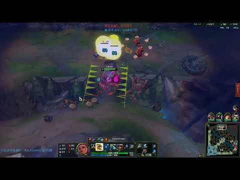 Beifeng Qiyana vs Ziggs CN server D1