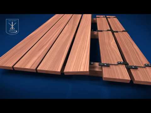 SIHGA GleitFix - System do ukrytego montażu drewnianych desek tarasowych