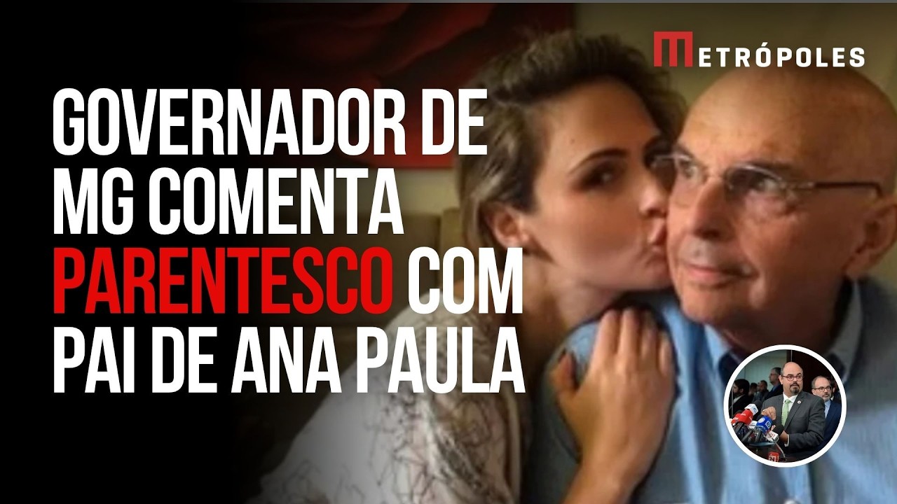 Em velório, governador de MG comenta parentesco com pai de Ana Paula ÍNTEGRA