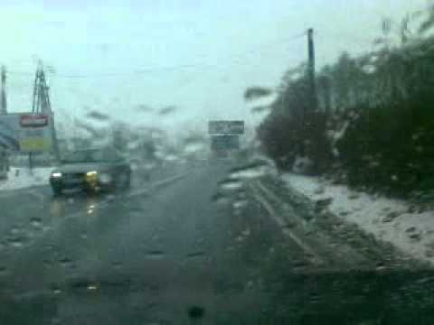 Zima po drodze Łaki-Bratian