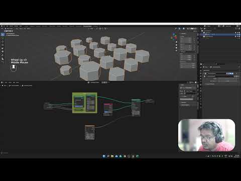 Blender 3.0 Hex World Tutorial using geometry node - Part 2 - Giving the random height