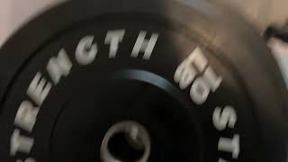 Rendpas Olympic Bumper Plates Set - Virgin Rubber Weights for Strength Training