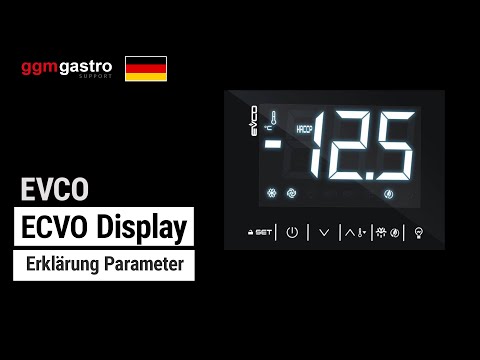 EVCO Display Erklärung Parameter