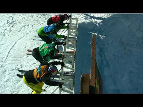Premiere big mountain ski cross event - Daron Rahlves Banzai Tour 2012