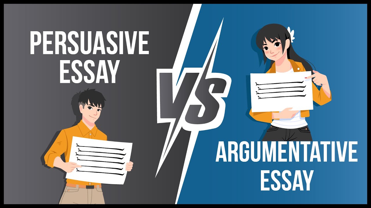 Difference between Persuasive and Argumentative Essay