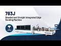 Commercial 783J Bevel and Straight Integrated Edge Banding Machine Edge Bander for Sale in Canada CA