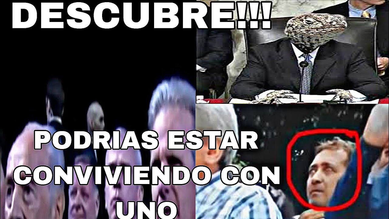 IMPACTANTE, Seres REPTILIANOS viven camuflados entre NOSOTROS.