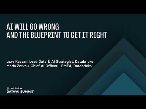 Watch: AI Will Go Wrong and the Blueprint to Get It Right