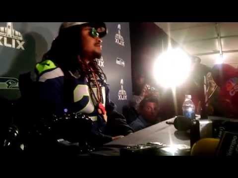 Marshawn Lynch: You know why I'm here.