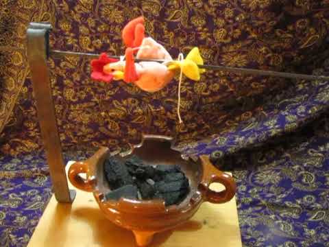 Clock Work Spit Jack Made from Oak and a few other bits