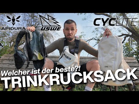 Trinkrucksack/Trinkwesten Vergleich! CYCLITE Race Backpack - APIDURA Haydration Vest - USWE Race 2.0