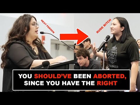 Pro-Choicer Defeated By Simple Logic - Kristan Hawkins (Q&A) #1