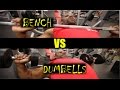 Best Upper Chest Exercise *** Barbell vs. Dumbells