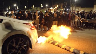 Respectful Fire Spitting 370Z  at 11:11PM Brought ABSOLUTE MAYHEM