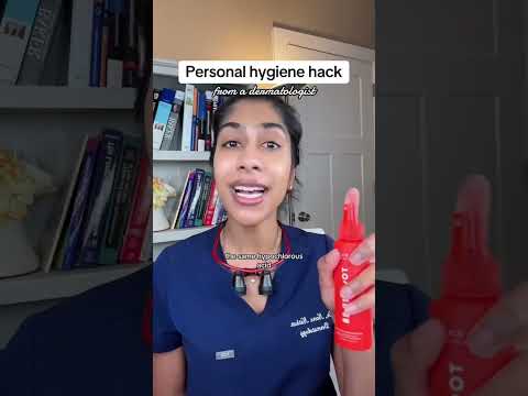 Personal hygiene hack for body odor from a dermatologist #hygienetips
