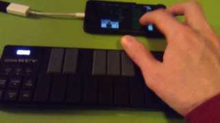 Video thumbnail for Korg nanoKEY Controlling Animoog App on iPhone 5 by Unicorn Heads