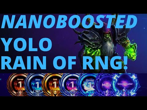 Guldan Rain of Destruction - NANOBOOSTED YOLO RAINS! W BUILD! - Diamond 3 B2GM Season 4