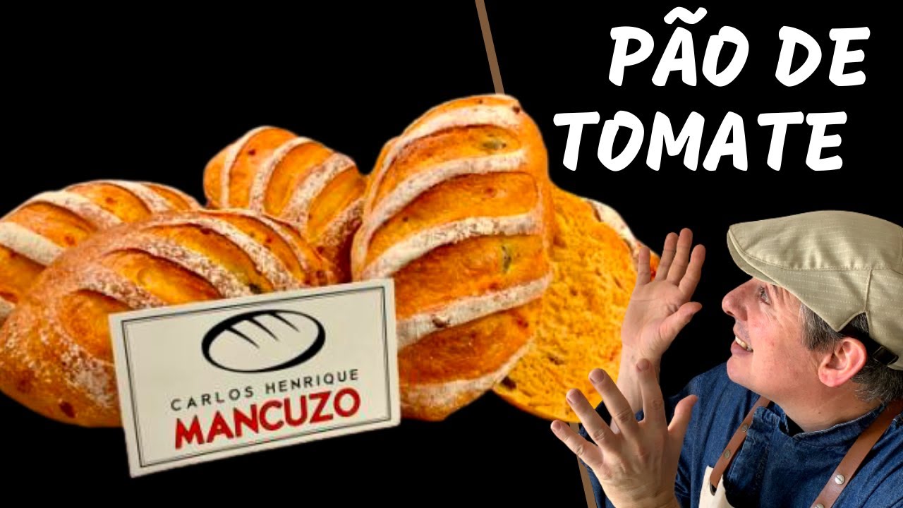 Imagine um Pão de Tomate com Queijo e Manjericão !!! Esta é a receita !!! Leve e Saboroso !!!