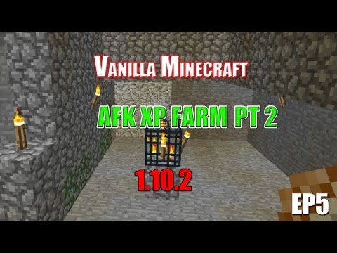 Lets Play Minecraft 1.10 - AFK XP Farm Explained, More Diamonds! Ep5