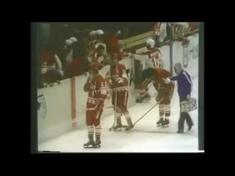 1977 - WC - Canada's Wilf Paiement's Major Penalty against USSR / Game 1