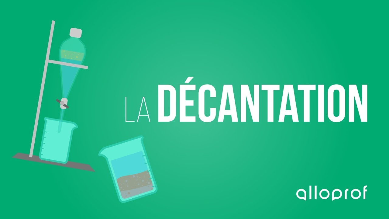 La décantation
