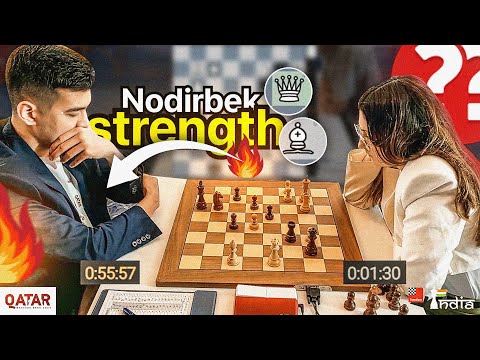 The real strength of Nodirbek Abdusattorov | Nodirbek vs Oliwia Kiolbasa | Qatar Masters 2024