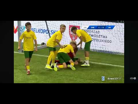 MŠK Žilina vs Chelsea U12 Enea Lech Cup 2025, Adam Gašinec💛💚, gól na 2:1 v poslednej sekunde 