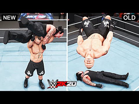 WWE 2K20 Top 10 New Finishers vs Old Finishers!! Part 3