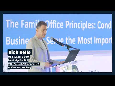 The Family Office Principles: Conduct it as a Business to Serve the Most Important Client