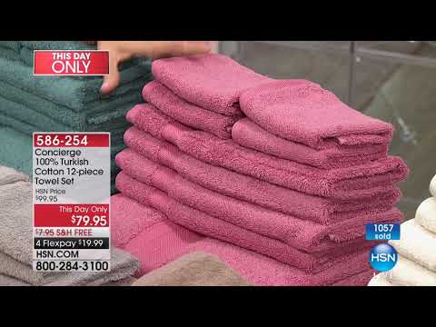 HSN | Concierge Collection Bedding 02.10.2018 - 08 PM