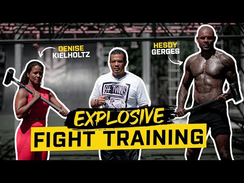 Explosive and powerful fight training with Hesdy Gerges & Denise Kielholtz