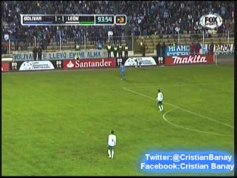 Bolivar 1 Leon 1 (Radio Fides Bolivia) Copa Libertadores 2014 Los goles