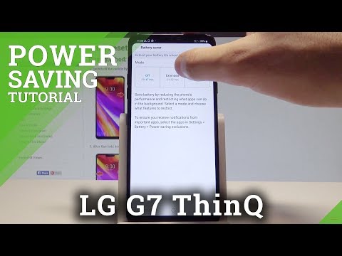 How to Enable Battery Saver on LG G7 ThinQ - Power Saving Mode |HardReset.Info