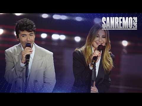 Sanremo 2026 - Fulminacci e Francesca Fagnani cantano Parole parole