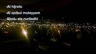 Download lagu Al hijrotu al qolbul mutayyam sholu ala nuriladhi mp3