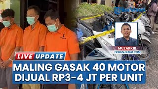 Sindikat Curanmor Beraksi! Pencuri Asal Sumsel Gasak 40 Motor di Mendalo, Jual Motor Harga Murah