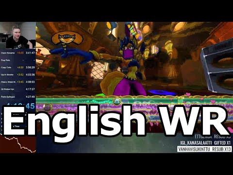 [English WR] Sly Cooper: Thieves in Time speedrun in 4:31:36