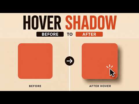 Css Box Shadow Hover Effect Easy Css Hover Effect Tutorial