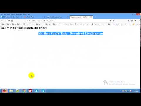Vue.js 2 Quickstart Tutorial | vue.js 2.0 tutorial | Top Tutorials To Vue Js For Beginners