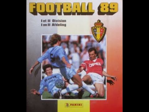 STICKERS PANINI BELGIUM CHAMPIONSHIP 1989 STANDARD CL