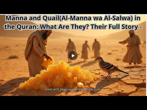 Manna and Quail(Al-Manna wa Al-Salwa) in the Quran: What Are They? Their Full Story -