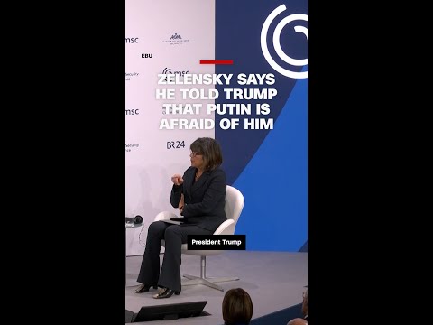 Zelensky says he told Trump that Putin is afraid of him