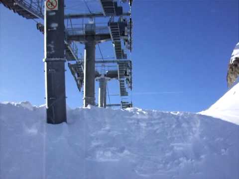 world scariest chair lift, Val d'Isere, France