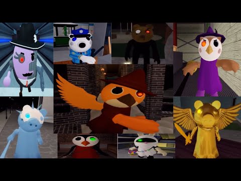 PIGGY ALL SECRET SKINS JUMPSCARES