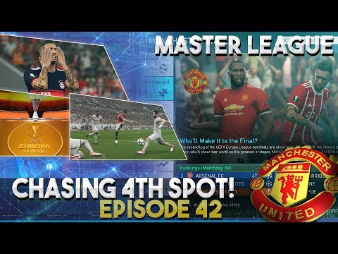 [TTB] PES 2018 - Man United Master League - Chasing 4th Spot! - Can United Reach the Final?! - Ep42