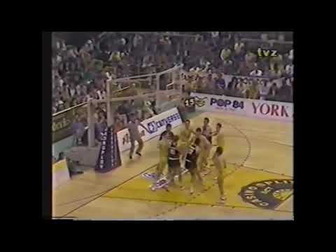 Vlade Divac 1989 G2 Yugoslavian League Final Jugoplastika Split vs Partizan Belgrade