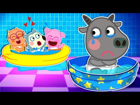 Bufo Wants to Swim Together! Don't Feel Jealous, Baby - Wolfoo Kids Stories @wolfoo-officialchannel