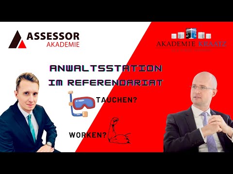 Die Anwaltsstation im Referendariat - Lieber Tauchen oder in der Praxis bereits früh durchstarten?