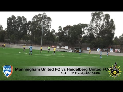 NPL Manningham United FC vs Heidelberg United FC 3 - 4  (U15's Friendly)