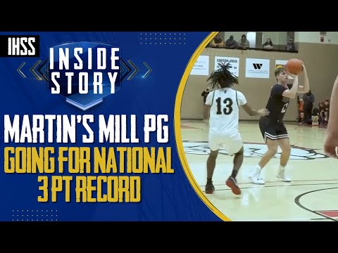 Martins Mill's Jack Tinder Aims High: Shooting for National Three-Pointer Record